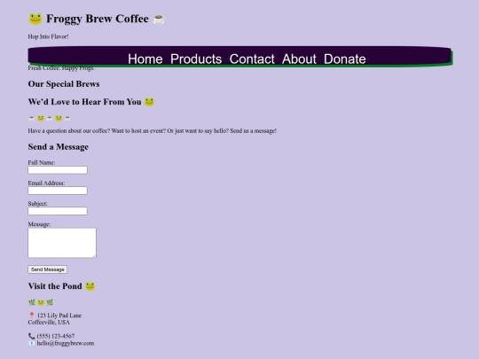Website screenshot
