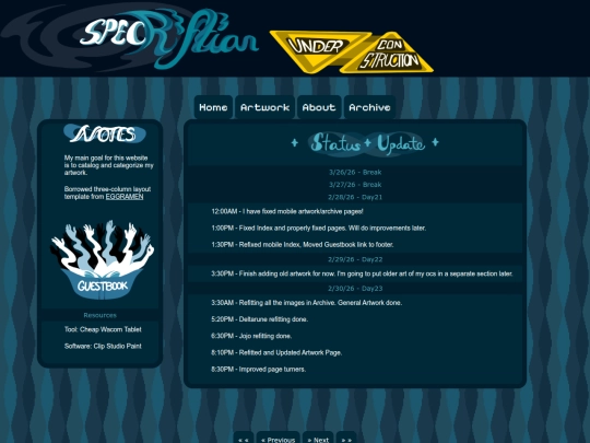 Website screenshot