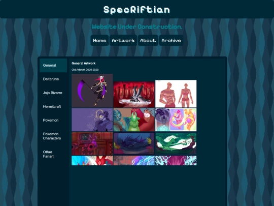 Website screenshot