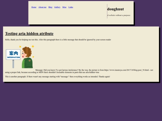 test screenshot