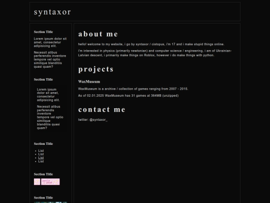 Website screenshot
