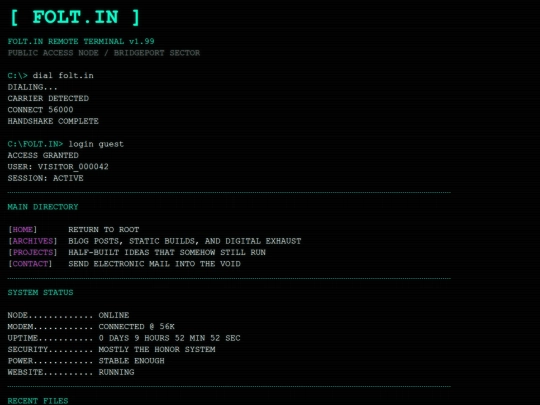 index screenshot