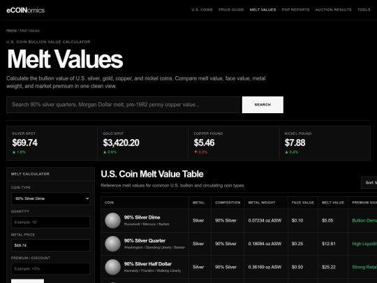 melt-values screenshot