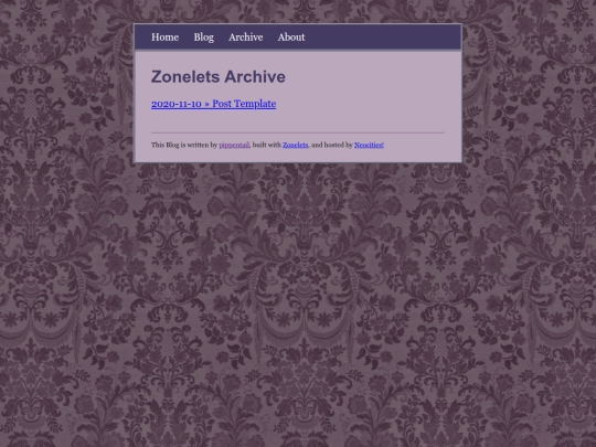 archive screenshot
