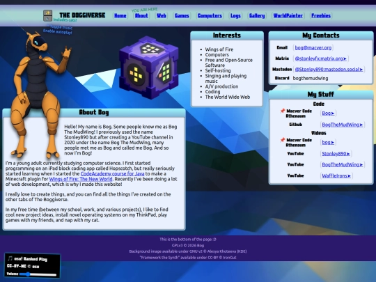 Website screenshot