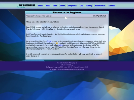 Website screenshot