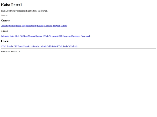 index screenshot