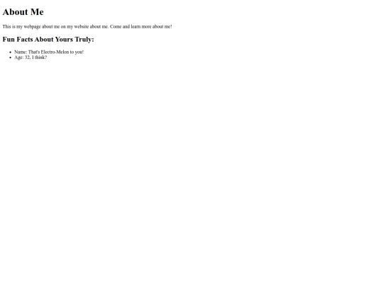 AboutMe1 screenshot