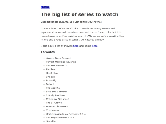 series screenshot