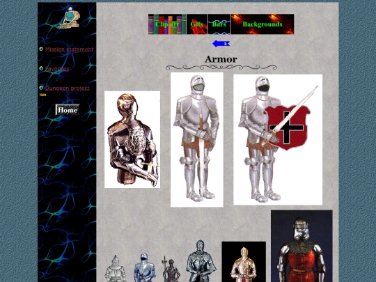 museum/clipart/armor screenshot