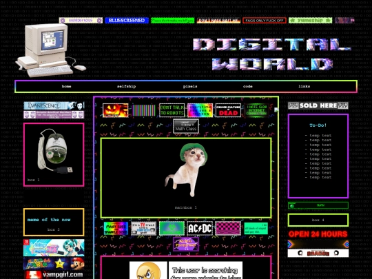 links screenshot