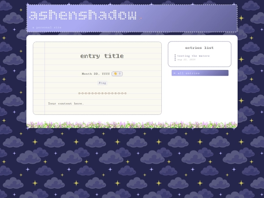 entries/entry-template screenshot