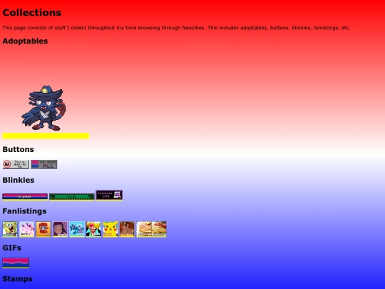 collections screenshot