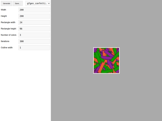 applets/graphgen screenshot
