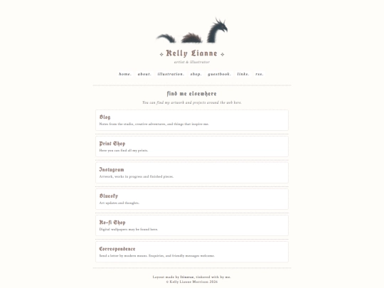 links screenshot