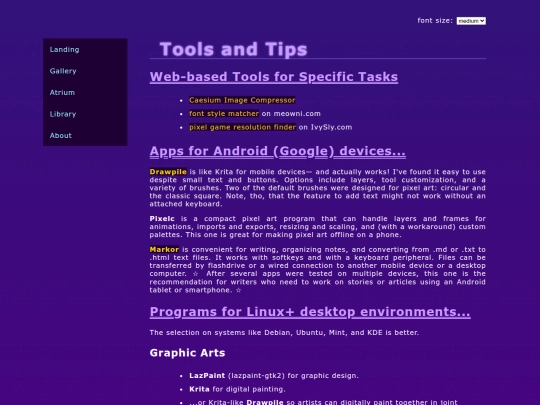Website screenshot