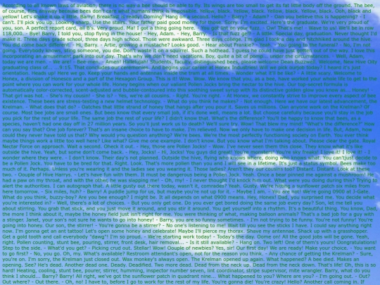 BeeMovieScript screenshot