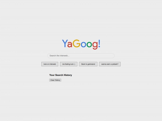YaGoog screenshot