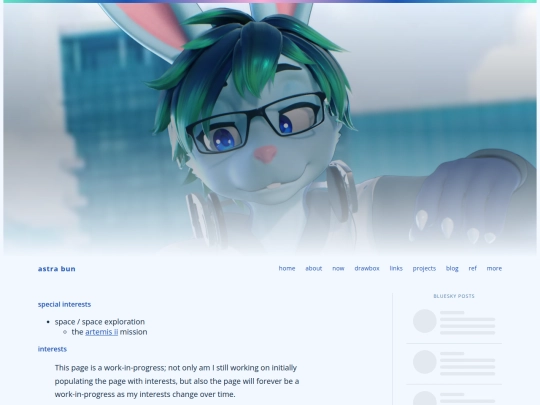 interests screenshot