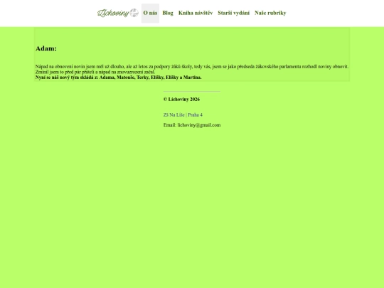 Website screenshot