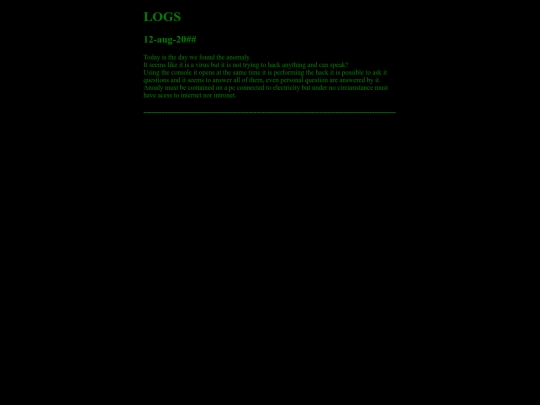 error screenshot