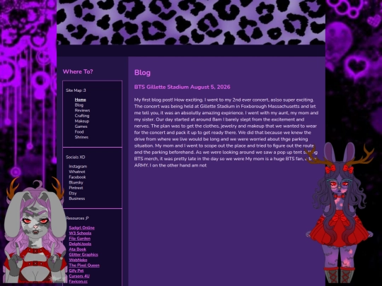 blog screenshot