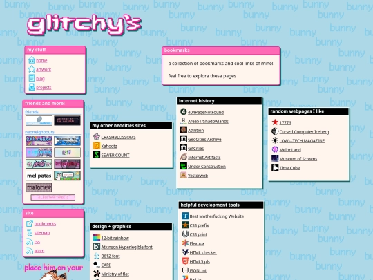links screenshot