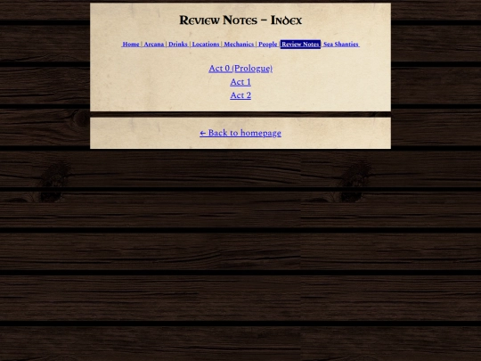 dnd/Review Notes screenshot