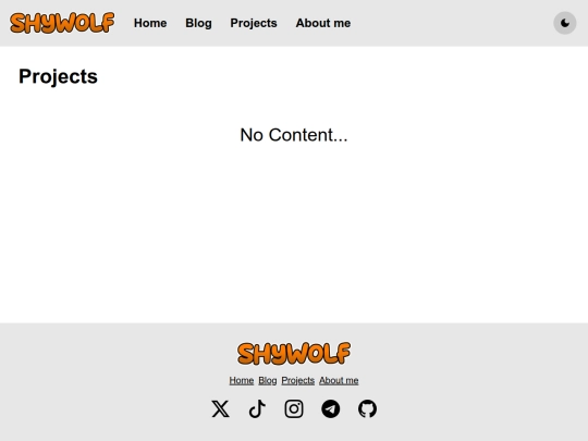 projects screenshot