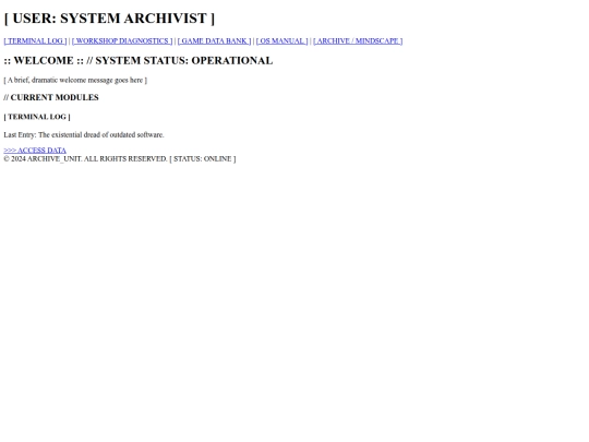 Website screenshot