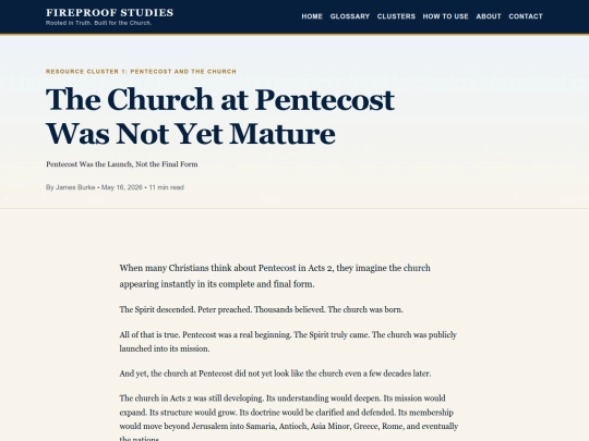 rc1/articles/church_not_yet_mature screenshot