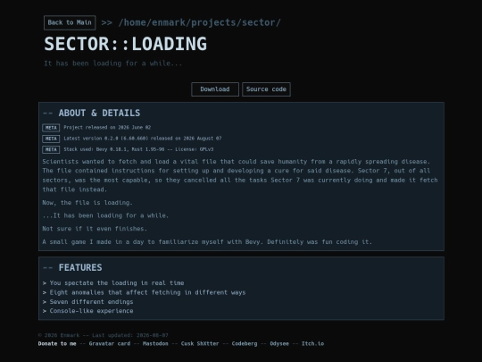 projects/sector screenshot