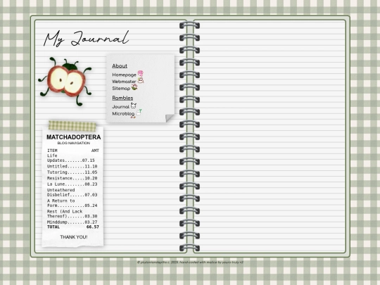 journal screenshot