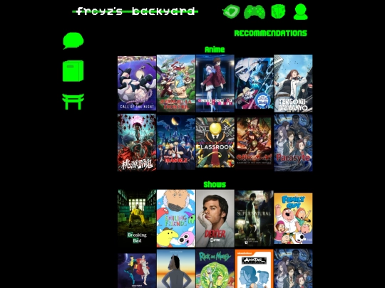 things-recs screenshot