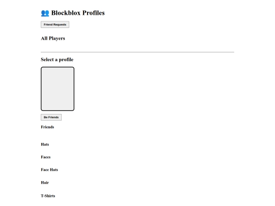 profiles screenshot