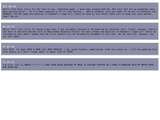 diary screenshot