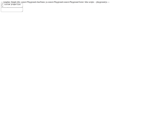 sanity/node_modules/postcss-cssnext/docs/content/playground screenshot