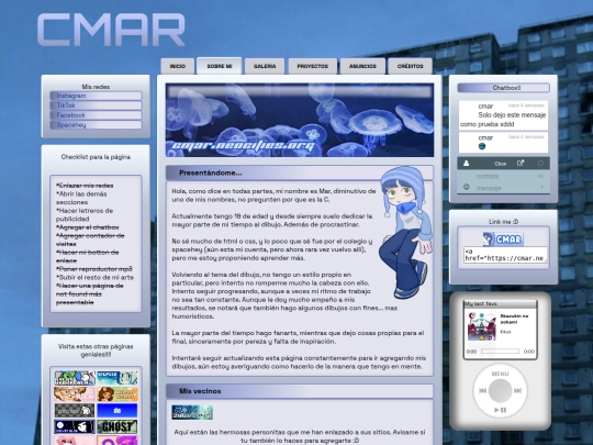info screenshot