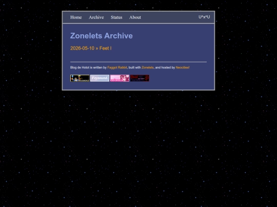 archive screenshot