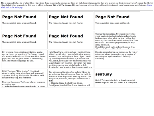 list screenshot