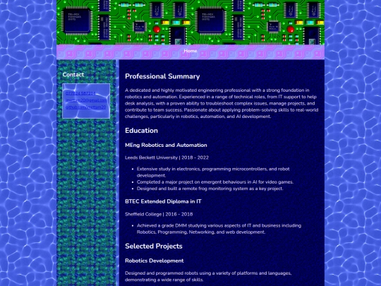 Website screenshot