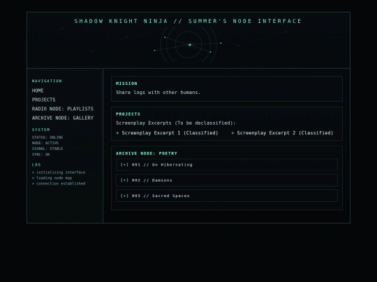 projects screenshot