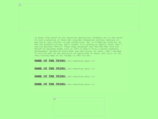 Images/links screenshot