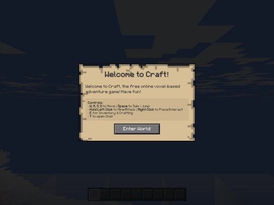 craft/test screenshot