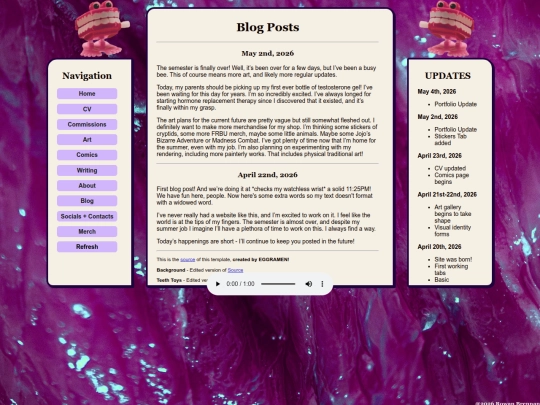 blog screenshot