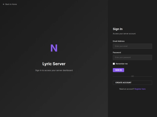 html/login screenshot
