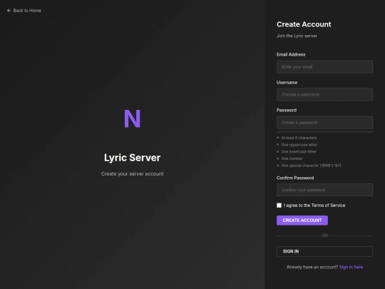 html/register screenshot