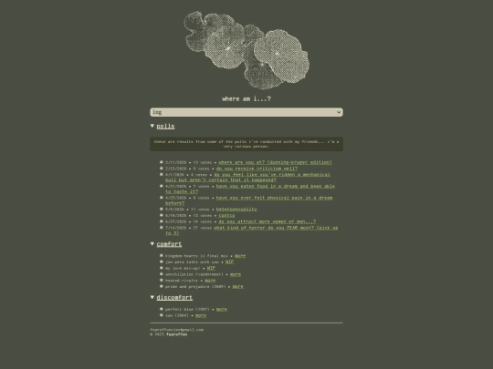 log screenshot