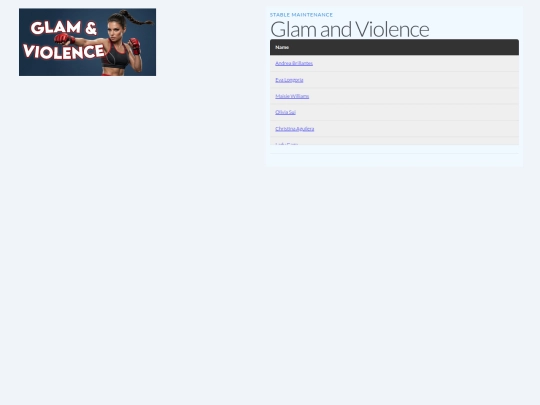 stable/GLAMV screenshot