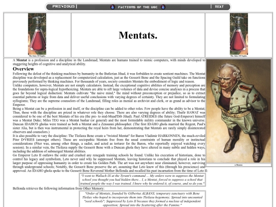 mentats screenshot